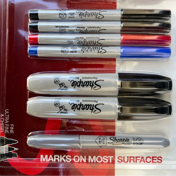 Set of 21 Sharpie Permanent Markers assorted Points Assorted 21 Count - Picture 2 of 6